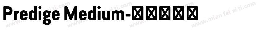 Predige Medium字体转换